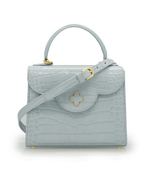 ⁦First Lady Sky croc embossed  leather handbag⁩ - الصورة ⁦8⁩