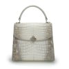 Tiffany 21 Crocodile Himalaya Leather Bag 01
