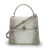 Tiffany 21 Crocodile Himalaya Leather Bag 02