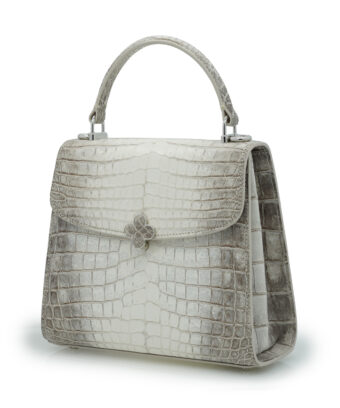 Alternative view of Tiffany 21 Himalaya crocodile leather handbag