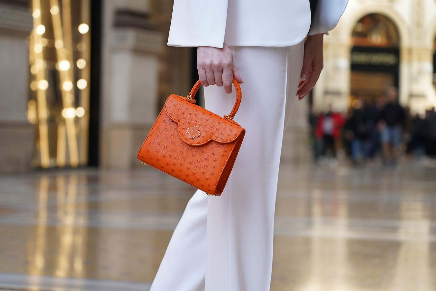 FL Small Ostrich orange