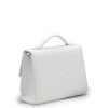 Miss Cardinal White Ostrich Leather bag 04