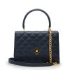 Opera Quilted Blue navy chain bag 02