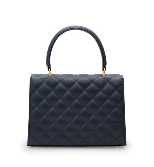 ⁦Opèra Quilted navy blue leather chain bag⁩ - الصورة ⁦6⁩