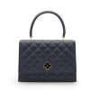 Opera Quilted Blue navy chain bag 09