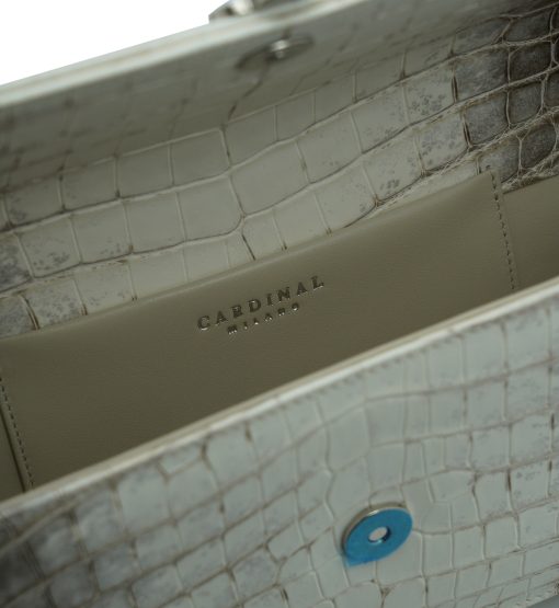 ⁦Time 22 Himalaya Crocodile leather bag⁩ - الصورة ⁦8⁩