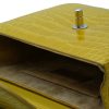 First Date Yellow Alligator Leather bag 11