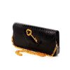 Cardinal N time 21 black croc leather chain bag 2