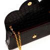 Cardinal N time 21 black croc leather chain bag 7