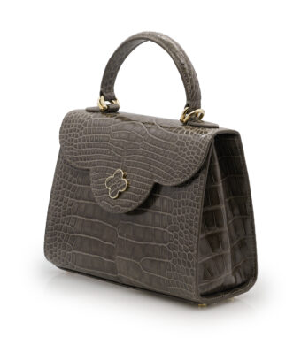 Alternative view of First Lady Taupe Alligator leather  handbag