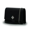 Time 21 Black Plain Leather Silver 02