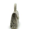 First Lady 22 Python Grey Leather Bag 07