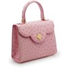 First Lady Pink Ostrich Leather Bag 02