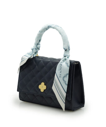 Alternative view of Aquamarine sky Twill-silk scarf