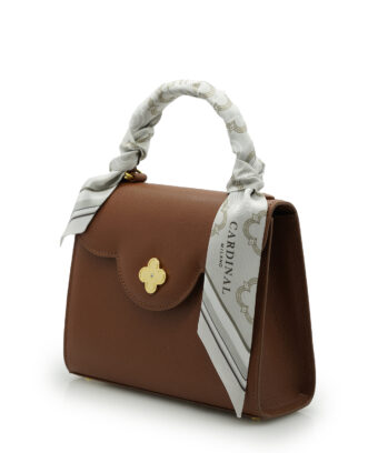 Alternative view of Beige Twill-silk scarf