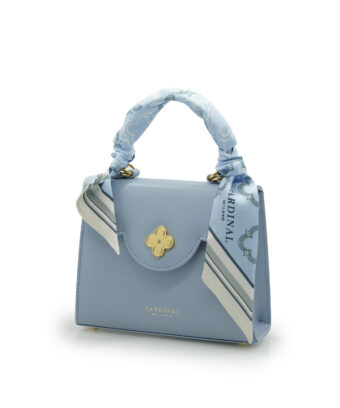 Alternative view of Blue sky Twill-silk scarf