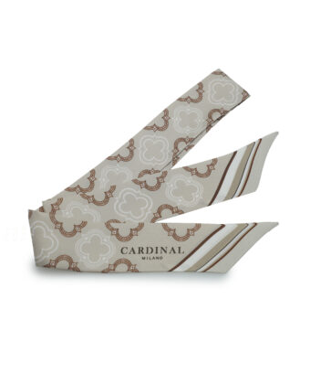 Powder Twill-silk scarf