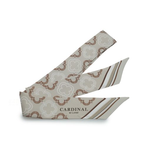 Powder Twill-silk scarf