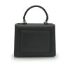 First Lady Black Textured Leather Bag 06