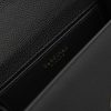 First Lady Black Textured Leather Bag 08