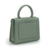 First Lady Salvia Ostrich Leather Bag 04