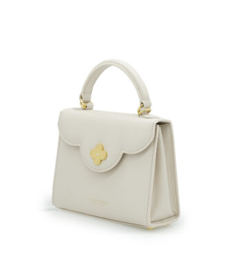 Alternative view of First Lady small Beige textured leather bag