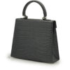 Lady Cardinal 25 Grey croc embossed leather bag – by Cardinal Milano – luxury italian design