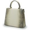 Lady Cardinal 25 Himalaya Croc Embossed Leather 05