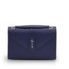 Milady Blue Navy Leather Bag 01
