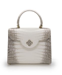 First Lady 22 Himalaya crocodile leather  handbag