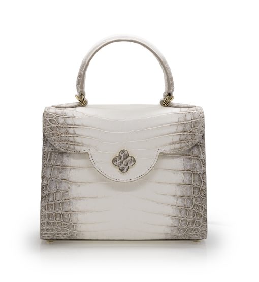 First Lady 22 Himalaya crocodile leather  handbag