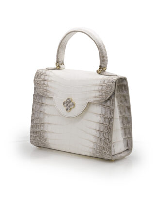 Alternative view of First Lady 22 Himalaya crocodile leather  handbag MTO