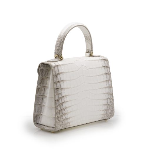 ⁦First Lady 22 Himalaya crocodile leather  handbag⁩ - الصورة ⁦3⁩