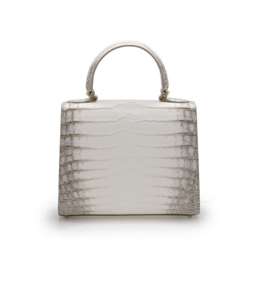⁦First Lady 22 Himalaya crocodile leather  handbag⁩ - الصورة ⁦4⁩