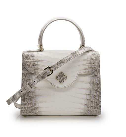 ⁦First Lady 22 Himalaya crocodile leather  handbag⁩ - الصورة ⁦5⁩