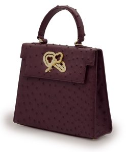 Lady Cardinal 25 Burgundy Ostrich Leather 04b
