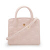 Cardinal Powder quilted leather small tote bag 02