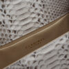 First Lady 22 Pink Gray Python Leather Bag 05