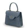 First Lady Gray Alligator Leather Bag 02