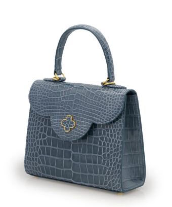 Alternative view of First Lady  Grey Alligator leather  handbag