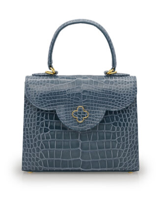 First Lady  Grey Alligator leather  handbag