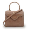 First Lady Tea Rose Alligator Leather Bag 02