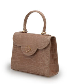 First Lady Tea Rose Alligator Leather Bag 03