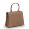 First Lady Tea Rose Alligator Leather Bag 04