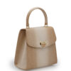 Tiffany Beige Lizard Embossed Leather Bag 05