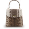 Tiffany Brown Karung Leather Bag 01
