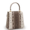 Tiffany Brown Karung Leather Bag 04