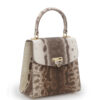 Tiffany Brown Karung Leather Bag 05