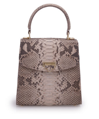 Tiffany Python leather handbag
