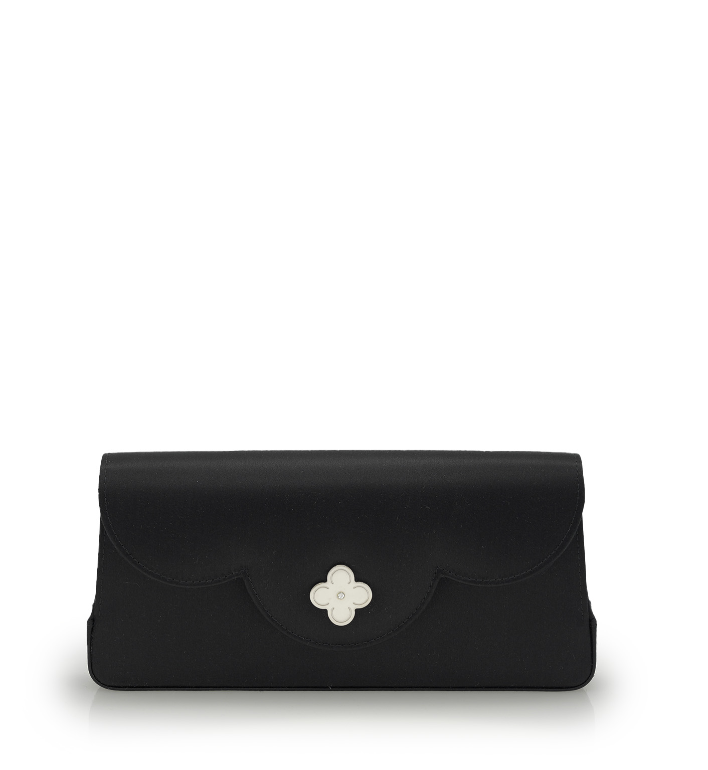 Cardinal Milano Time 21 Black silk clutch – Time 21 Black silk clutch - Image 4